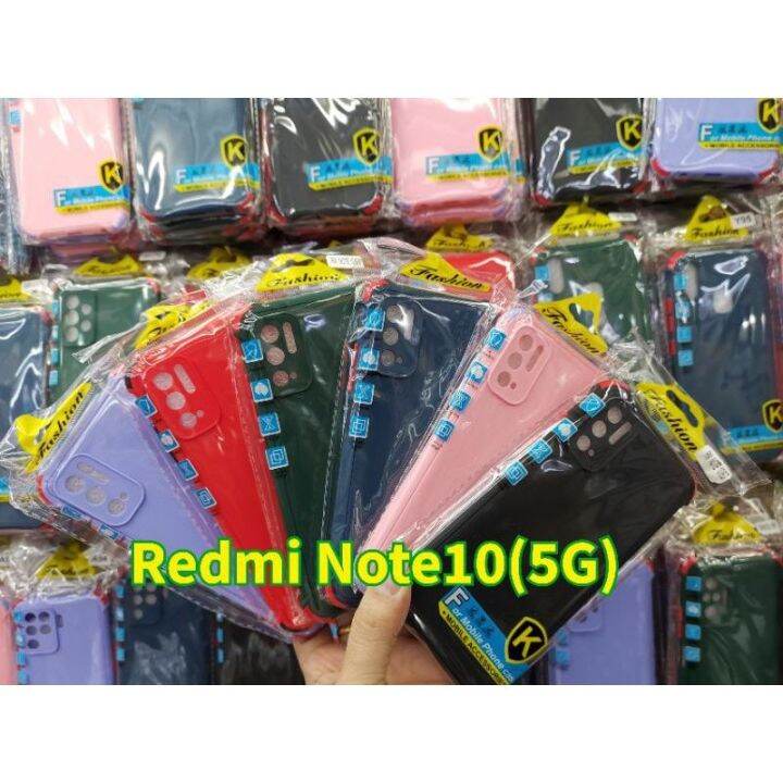 redmi-note10-พร้-อมส่งในไทย-เคสtpu-นิ่ม-สี-พื้น-ปุ่ม-สี-for-redmi-note10-5g-redmi-note10pro-redmi-note-10-pro-redmi-note10s-redmi-note10