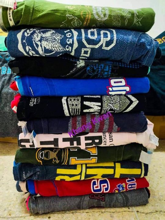 เสื้อยืดusaมือสองคุณภาพสวย75-80-ราคาเบาๆๆมีโค้ดส่งฟรี-และมีเก็บเงินปลายทางจ้า