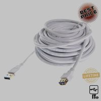 Cable Extension USB2 M/F (10M) THREEBOY ประกัน L/T สาย usb สายต่อ usb สายพ่วง usb ยาว สายเชื่อมต่อ