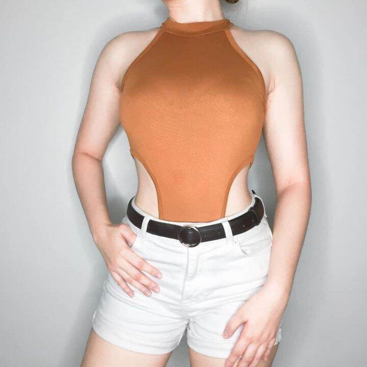 Bodysuit / Freesize Bodysuit / High Cut Bodysuit / Snap Button Lazada PH