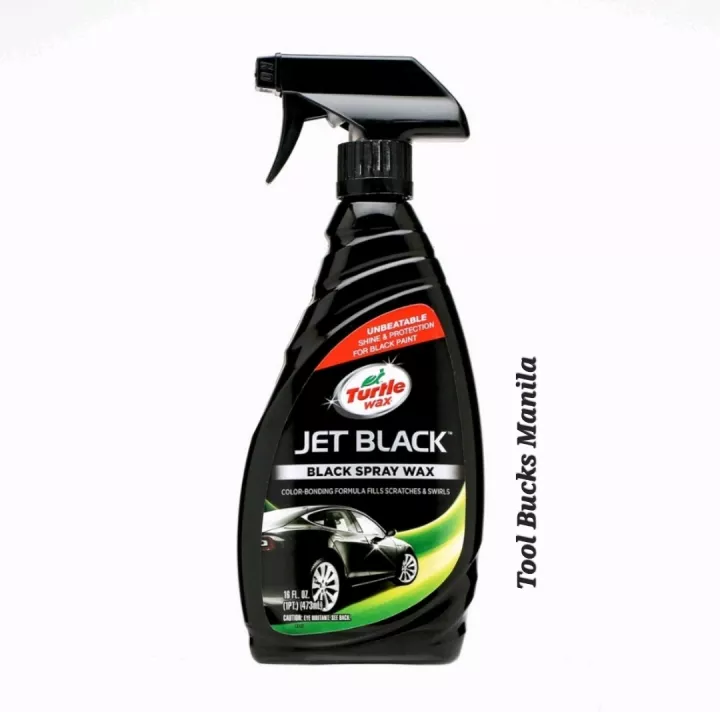 Turtle Wax Jet Black Black Spray Wax 473ml | Lazada PH