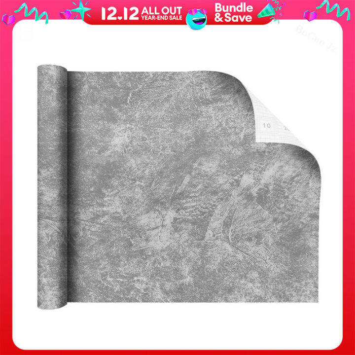 Peel and Stick Wallpaper for Decoration, Faux Cement Contact Paper