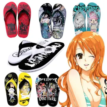 Summer New Korean Fashion Mens Anime Slippers Womens Sandals