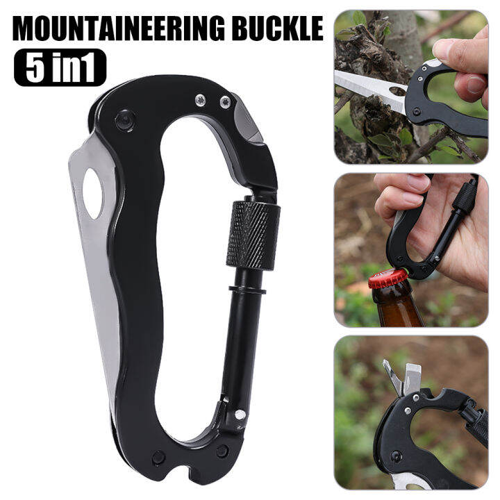 5 In 1 Multifunctional Outdoor Hiking Survival Rock Climbing Gear