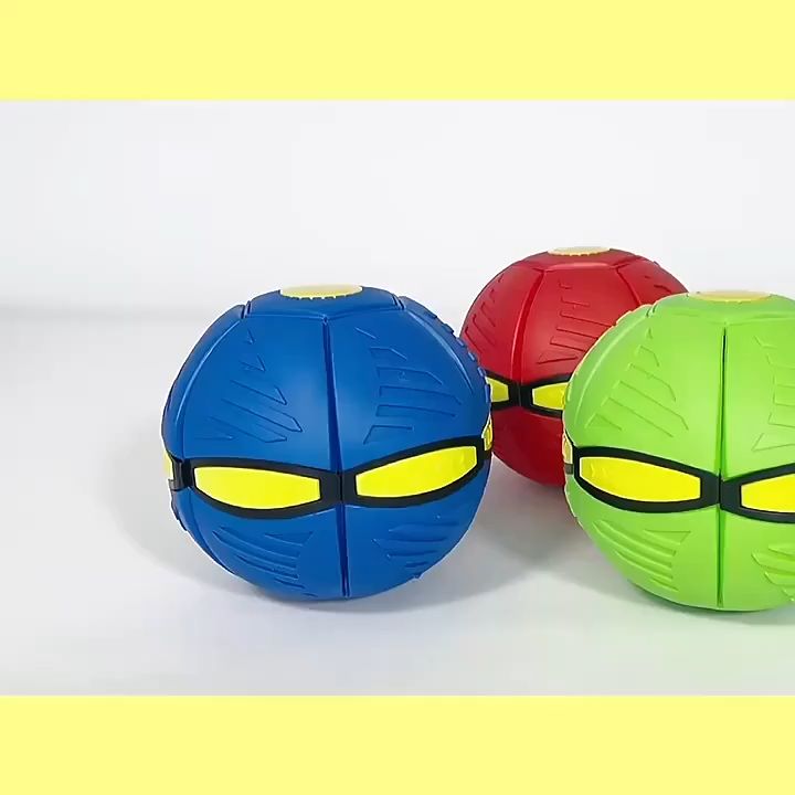 Kids Flat Throw Disc Ball Flying UFO Magic Balls with For