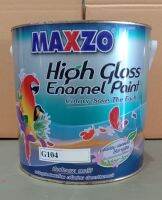 สีน้ำมันทาไม้และเหล็ก กลิ่นอ่อนปลอดภัย ไร้สารพิษ MAXZO ขนาด  3.785 ลิตร