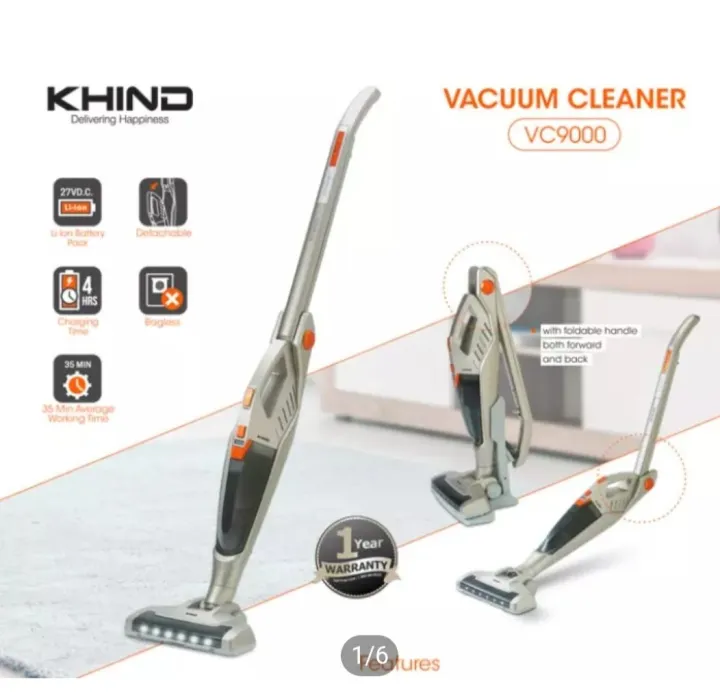 Khind Cordless Vacuum Cleaner VC9000 Lazada