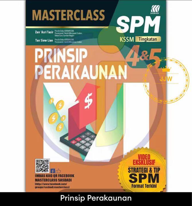 Jjw Sasbadi Buku Rujukan Masterclass Spm Prinsip Perakaunan Tingkatan Kssm