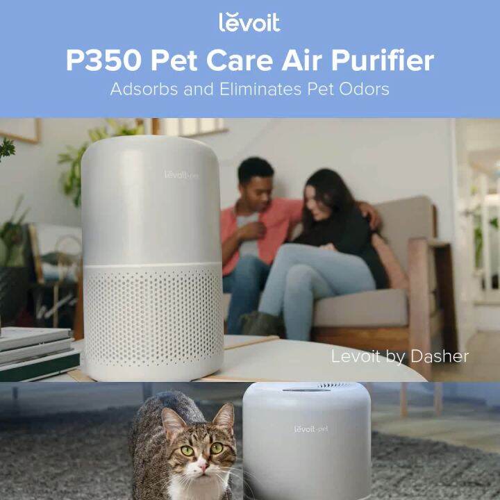 Levoit Core® P350 Pet Care Air Purifier with Enhanced Filtration & Ultra Quiet LVP350UK Lazada