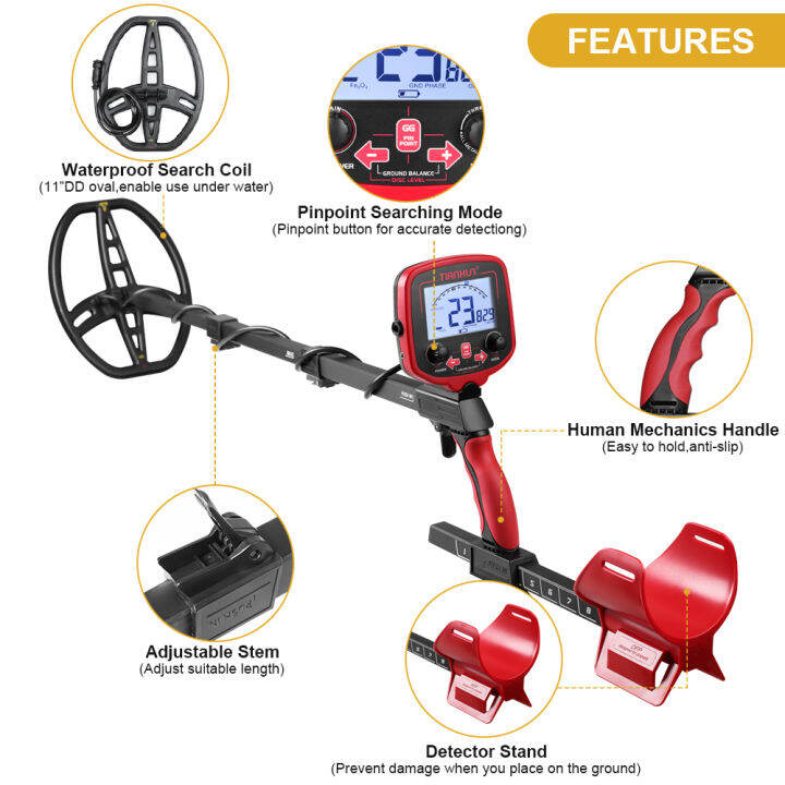 TIANXUN TX850 L TX-850 L metal detector detektor logam emas pendeteksi ...