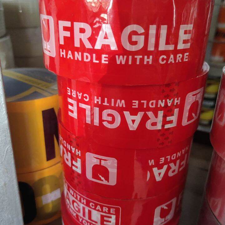 Fragile Tape 200M x 2 inch Quality Tape 1pcs Lazada PH