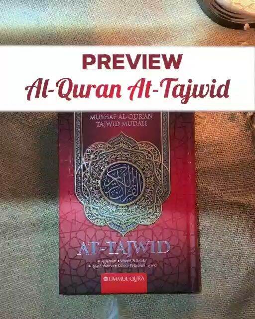 Ready Stok - Mushaf Al Quran At Tajwid Dengan Terjemahan Dan Panduan ...