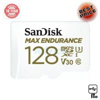 128GB Micro SD Card SANDISK Max Endurance SDSQQVR-128G-GN6IA (100MB/s,) Best For Secutity ประกัน 10Y การ์ดหน่วยความจำ เมมโมรี่การ์ด micro sdcard microsdcard ไมโครเอสดีการ์ด