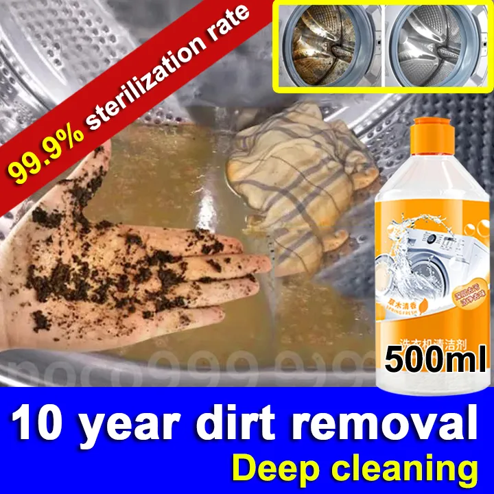 Remove stubborn stains👍Washing Machine Cleaner Deep Clean Tub Cleaner