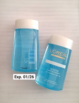 L’oreal Gentle Lip &amp; Eye Make-Up Remover 125 ml(1 ขวด)
