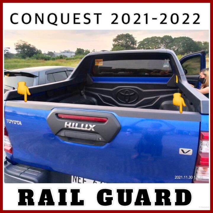 TOYOTA HILUX CONQUEST 20212022 RAIL GUARD 1pc only (hilux accessories