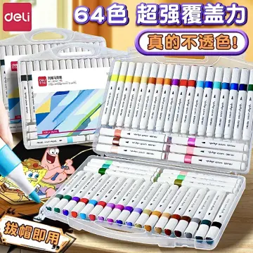 Deli 24 Colors Watercolor Pen Good Felt Pen Drawing Children DIY