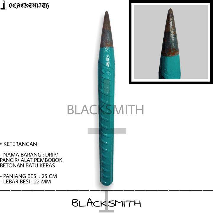 Pahat Drip Pancir Betel Alat pembobok batu keras betonan baja