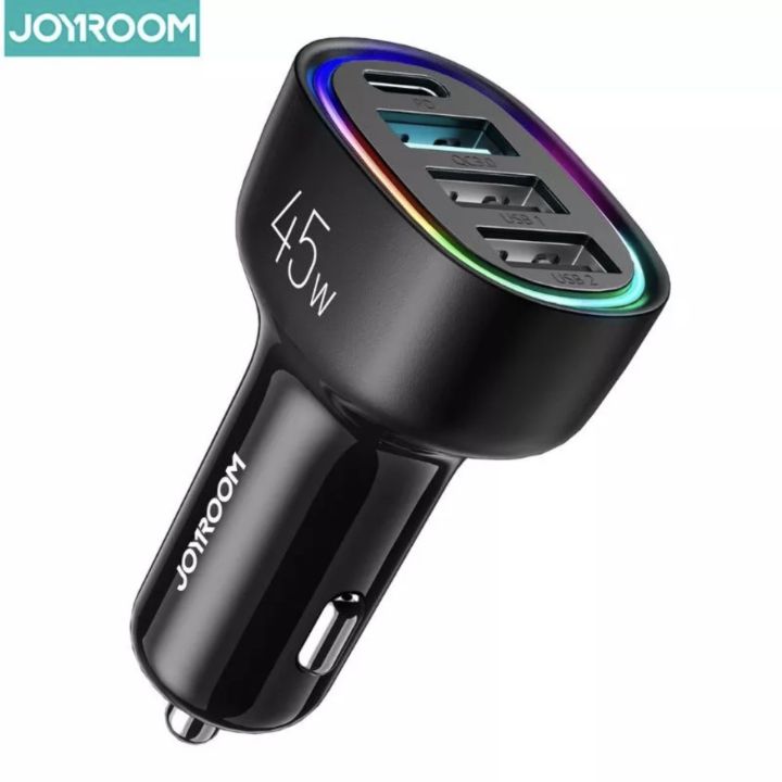 joyroom-jr-cl09-car-charger-45w-ที่ชาร์จในรถยนต์-4-ช่อง-pd-3usb