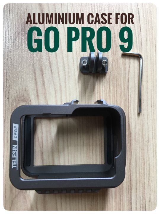 go-pro9-อลูมิเนียมเคส-aluminum-case-ป้องกันการกระแทกจากภายนอก-กิจกรรมภายนอก-outdoor-activity-action-camera