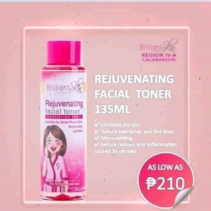 Brilliant Skin Rejuvenating Facial Toner 135ml Lazada Ph