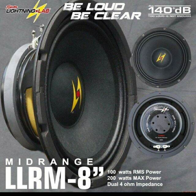 Team lightning LAB MIDRANGE MODELLLRM8 8 inches PAIR RAW Lazada PH