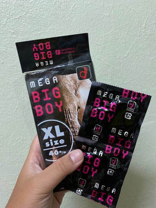 ถุงยาง 60mm OKAMOTO รุ่น Mega Big Boy XL size Lazada.co.th