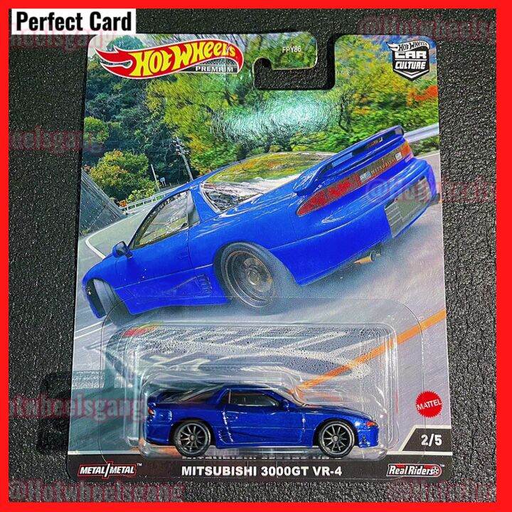 Hot Wheel Mitsubishi 3000GT VR4 Blue Premium Car Mountain Drifter ...