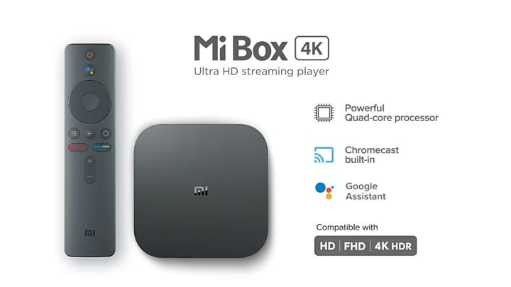 Original Global Xiaomi Mi TV Box S 2nd Gen 4K Android TV Ultra HD 2G 8G
