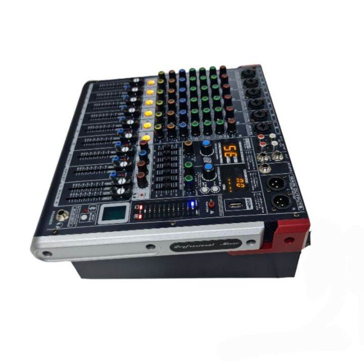 Mixer power Blackspider ED6 6channel Power 500 X 2 Effect 99DSP , USB