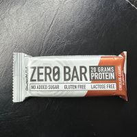 BiotechUSA Zero Bar Protein Bar Chocolate Caramel 50g. ไบโอเทคโปรตีนบาร์ ชนิดแท่ง รสคาราเมล 50กรัม
