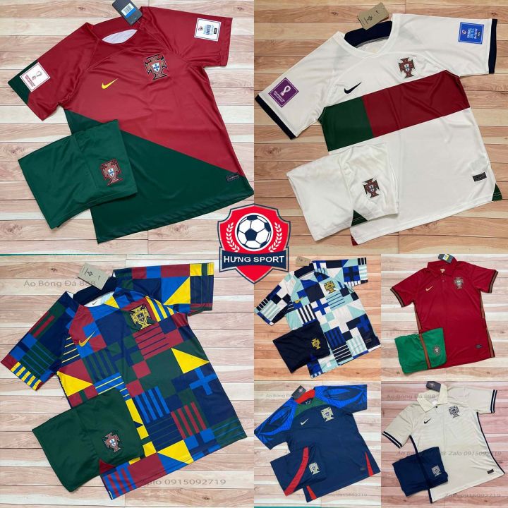 Áo Bóng Đá Đội Tuyển Bồ Đào Nha Wc 2022 - Chuẩn Mẫu Thi Đấu - Vải Polyester  Gai Thái | Lazada.Vn