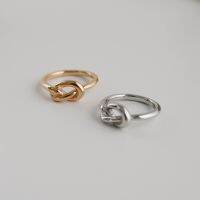 U.GO.GIRLS — Knot Ring — แหวนไม่ลอกดำ