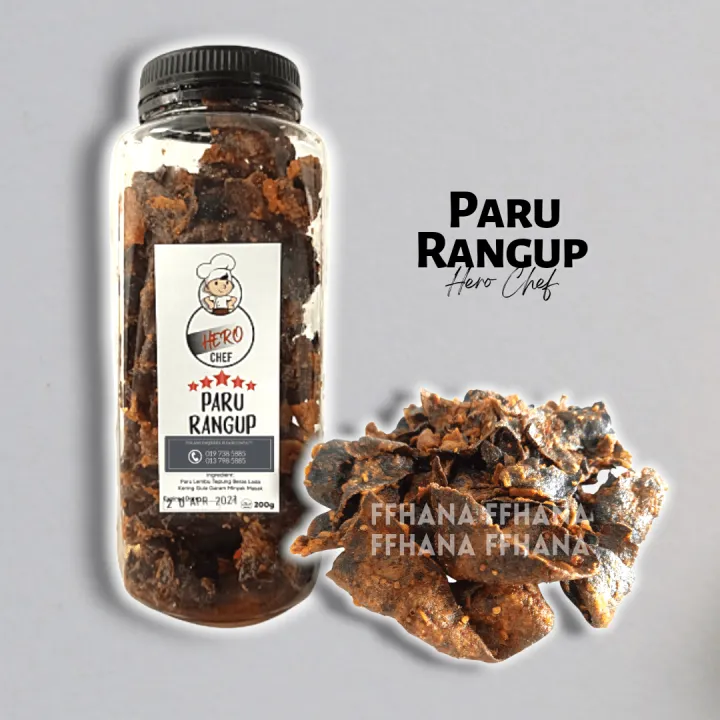 Rangup paru goreng Resepi Sambal