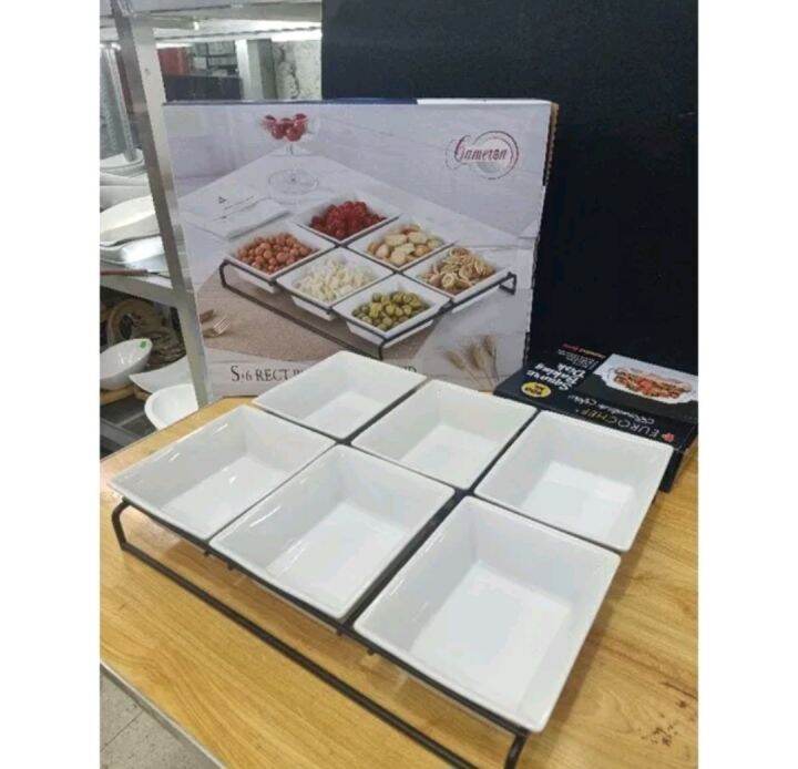 SNACK DISH/PLATTERS 6 AND 4 DIVISION Lazada PH