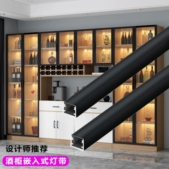 Embedded Lamp with Wine Cabinet LED Light Bar Cabinet Embedded