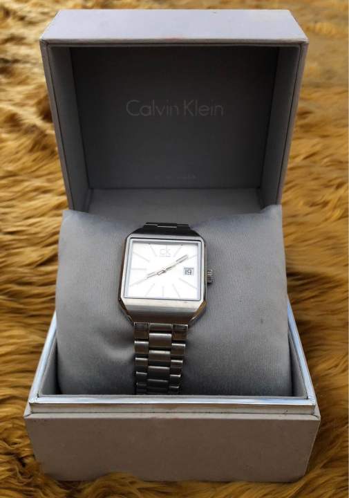 นาฬิกาข้อมือ-calvin-klein-มือสอง-สภาพสวยใหม่
