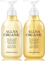 แชมพูครีมนวด สำหรับผมเสีย Allna Organic Shampoo and Treatment Set (500 ml) 1 เซ็ท 2 ขวด