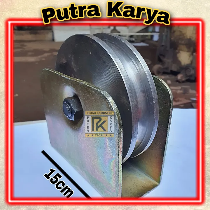 Roda Pagar Besi Super Jumbo Ukuran 15cm Rell Bulat U Lazada Indonesia 6339