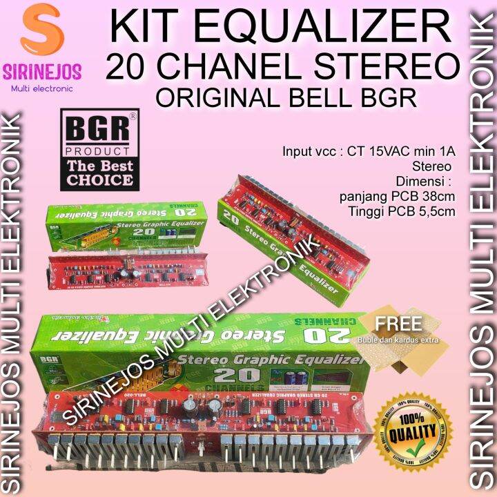 ZF548 Kit equalizer 20 chanel bell Lazada Indonesia