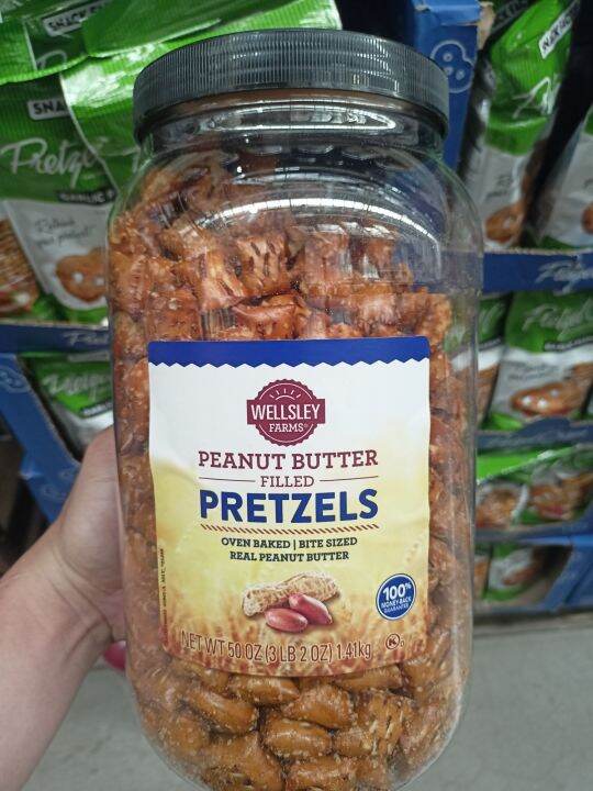 Wellsley Farms Peanut Butter Filled Pretzels 1.41kg Lazada PH