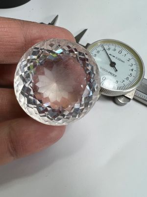 White Topaz lab made 87 carats size 27x27mm