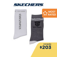 Skechers สเก็ตเชอร์ส ถุงเท้าหุ้มข้อยูนิเซ็กส์ Unisex Transformers Crew Sock - SL223U242-MGWH