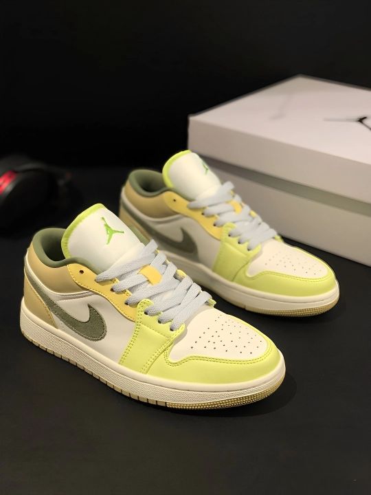 Air Jordan 1 Low Green/Yellow FD9906-131