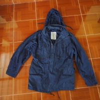 ? เสื้อทหาร M65 navy blue - Military JACKET Made in ISRAEL. อก44 งานกองทัพสภาพสวยสีnavy blue มีhoodครบซิ๊ปแน่นๆ