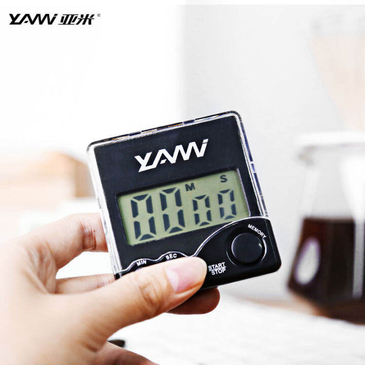 Yami Yami LCD Timing Vacuum Coffee Maker Timer Reminder Electronic Timer DIY Coffee Appliance