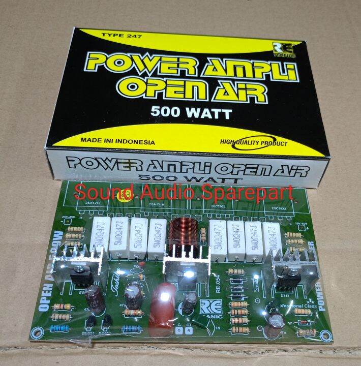 KIT POWER DRIVER AMPLIFIER OPEN AIR 500 WATT | Lazada Indonesia