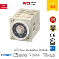 Omron H3CR-G8L Star-Delta Timer 8ขา ไทม์เมอร์แรงดันแหล่งจ่าย 100-120VAC เอาท์พุดควบคุม SPST-NO 5A/250VAC ย่านเวลา SOT,SDTT ไม่มีหน้าสัมผัสการทำงาน