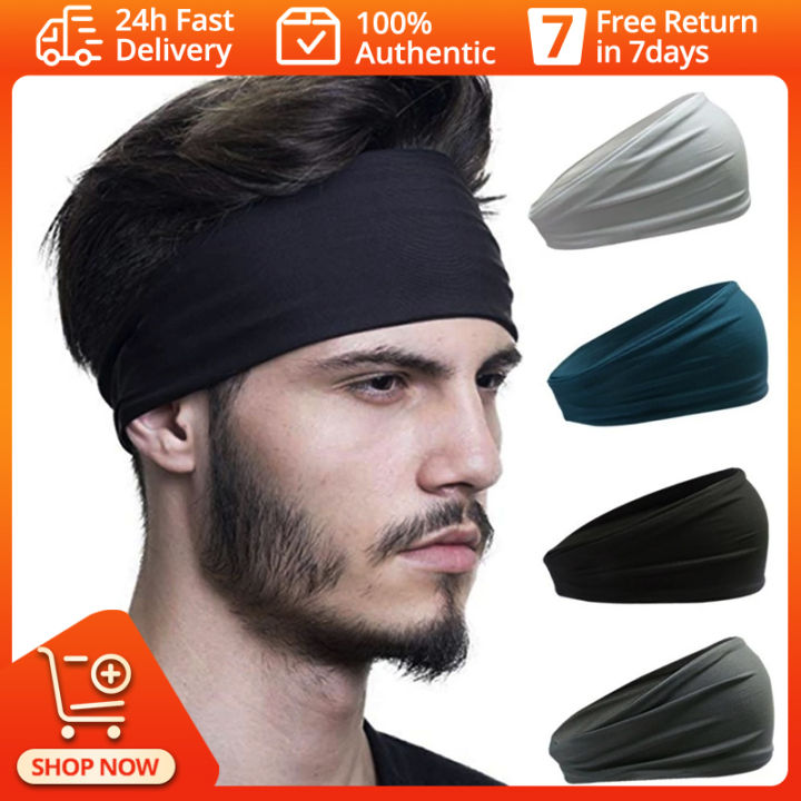 Elastic Headband Hair Men, Elastic Men Headband Hairband