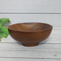 ถ้วยซุปโอเด้งญี่ปุ่น​ วงรี6x4นิ้ว Acacia Oval bowl